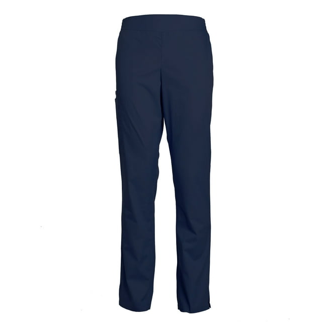 Pantalon d'Uniforme d'Infirmière pour Femmes Coupe Ajustée Jambe Évasée Taille Élastique