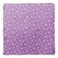 thumbnail image 4 of Bimba Purple Stars Star Pure Silk Printed Scarf Dupatta Head Neck Wrap Bandanas For Women 40 x 40 Inches, 4 of 6
