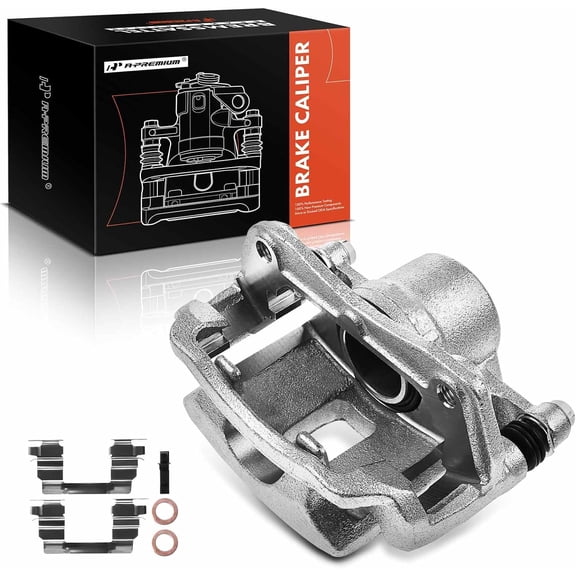 A-Premium Disc Brake Caliper Assembly with Bracket Compatible with Chevy Cobalt 2005-2010 Pontiac G5 2007-2009 Pursuit 2005-2006 Front Left Driver Side