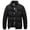Black, variant on Men's Casual Solid Color Warm Cotton-padded Jacket (Bread Coat) - Stand-up Collar Thickened Zip Cotton Coat (BRETOWANO), Black, Size M
