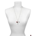 thumbnail image 3 of Delight Jewelry Resin Red & Black Ladybug Sweetie Always My Mother Bar Zoe Necklace, 3 of 4