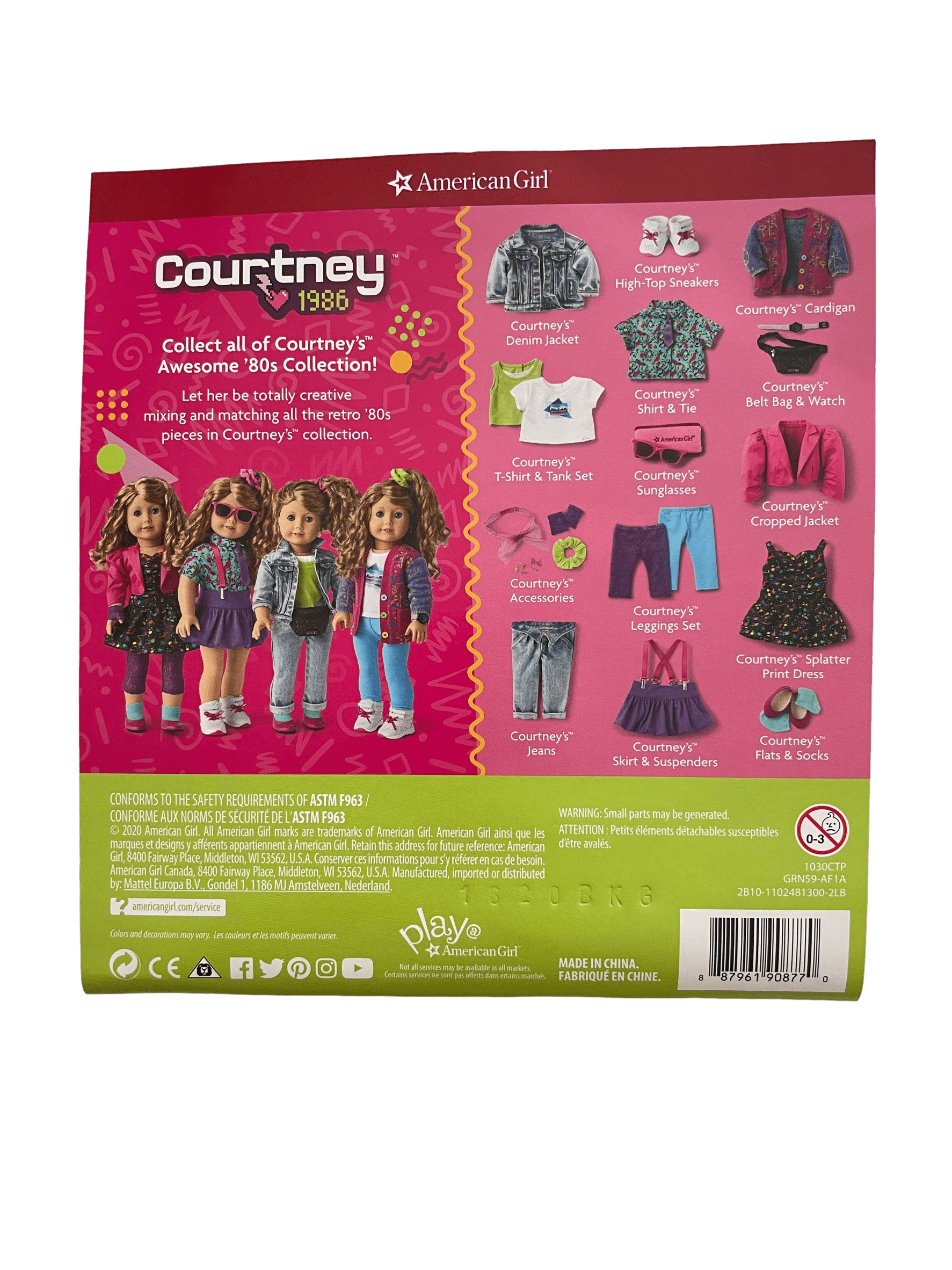 American Girl Courtney's Cardigan Sweater for 18" Dolls