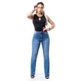 thumbnail image 1 of Jeans de corte recto /Juvenil, 1518 (Azul medio) azul 1, 1 of 3