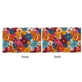 thumbnail image 4 of Car Flag12x18 No Pole Is Not Easy To Fade Fast Dry Hole Design Can Wear Flagpole Easy To Install For Car Family Business Travel Colorful Floral Pattern Groovy Flowers (1), 4 of 8