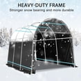 thumbnail image 7 of Mellcom 10'x15'x9' Portable Garage, Heavy Duty Carport with All-Steel Metal Frame and Round Style Roof, 7 of 7