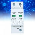 thumbnail image 3 of 2P 40kA Magnetic Blowing Surge Protection Device with 20kA Rated Current, 420V Level 2 Rail-Mounted Electrical Protection Module, High-Conductivity Thunder Arrestor with HD Glass, Durable & Safe, 3 of 6