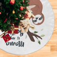 thumbnail image 5 of FMSHPON Cute Mother Lazily Holding Xmas Christmas Tree Skirt Stand Mat for Holiday Party Decoration Indoor Outdoor 48 inches, 5 of 6