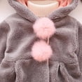 thumbnail image 5 of URMAGIC Baby Girl's Toddler Kids Fall Winter Coat Jacket Outerwear Rabbit Ears Hood Hoodie 6 Months- 4 Years, 5 of 9