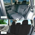 thumbnail image 3 of For Subaru Forester 2019-2024 FH Group Custom Fit Car Seat Covers for Truck Van SUV Sedan - Neoprene Black Rear Bench, 3 of 5