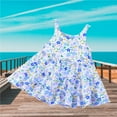 thumbnail image 5 of IROINNID Toddler Girl Princess Ruffle Dress Sleeveless Printed Toddler Dresses 1T, 5 of 6