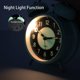 thumbnail image 3 of Reloj despertador iluminado de 4 pulgadas, reloj despertador de cuarzo sin boleto analógico retro de doble campana con alarma de sonido y luz nocturna, caja de metal (verde) JAMW  Sencillez, 3 of 5