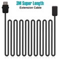 thumbnail image 2 of SNES Classic Controller Extension Cable 3M / 10ft (2-PACK), i-Kawachi SNES Extension Power Cord for Super Nintendo SNES Classic Edition Controller (2017) and Mini NES Classic Edition (2016), 2 of 8