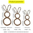 thumbnail image 5 of Easter Bunny-Shaped Rattan Wreath for Wall or Door - Spring Easter Hanging Decoration,Home & Party Decor, 5 of 7
