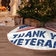 thumbnail image 5 of Sikiie Thank You Veterans Christmas Tree Skirt, Christmas Tree Decorations, Christmas Decor, Tree Mat Decoration(30-48IN)-48", 5 of 6