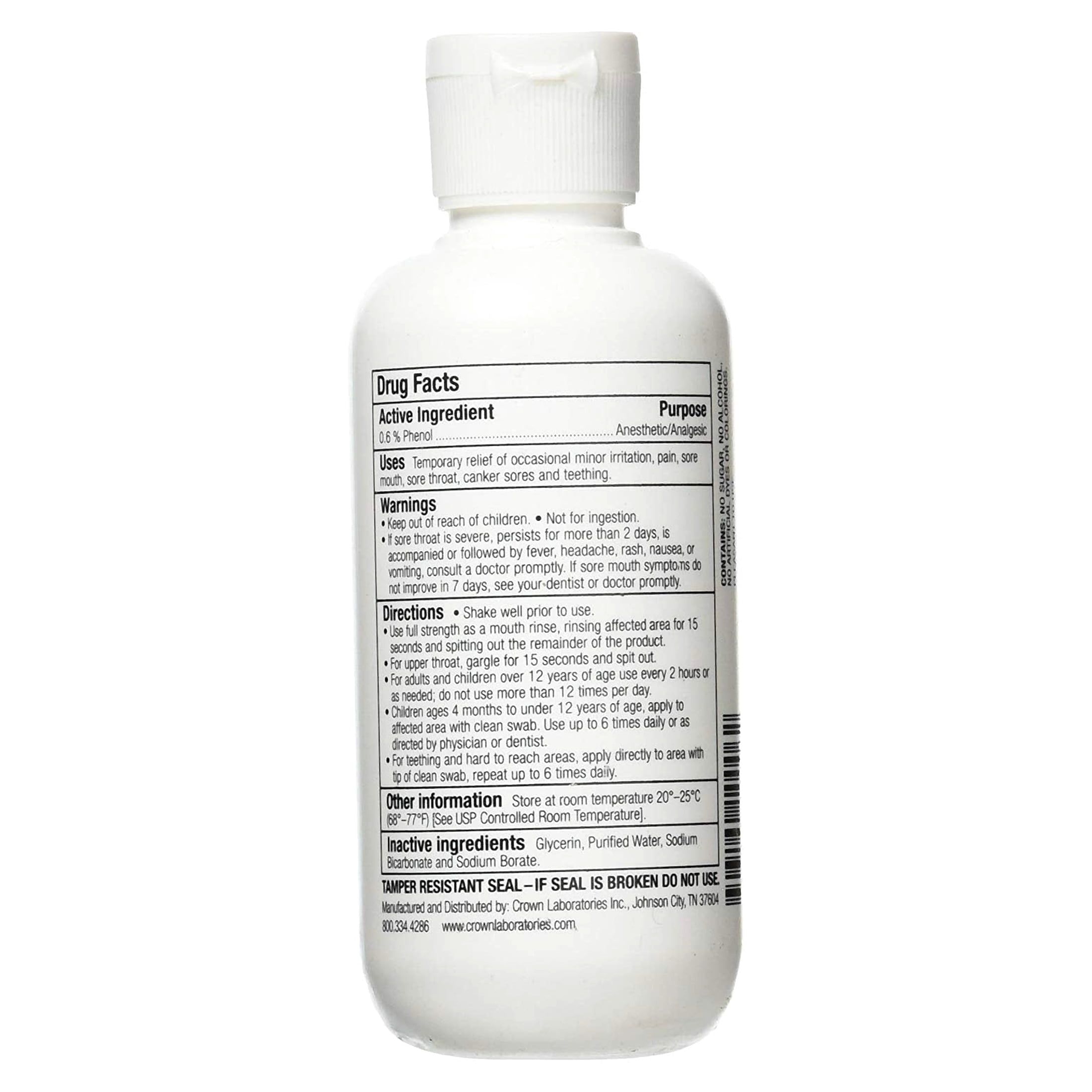 Ulcer Ease Anesthetic Mouth Rinse - 6 oz