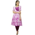 thumbnail image 2 of Bimba Women Short Tunic Kurti Angrakha Style Cotton Kurti Kurta Indian Blouse, 2 of 8