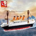 thumbnail image 2 of Leadingstar 194PCS Building Blocks Educational Kids Toy Titanic Ship, 2 of 6