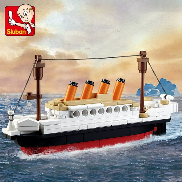 Titanic Rms Bateau de croisière Navire Ville Maquette Kits de construction  Figu éducatif