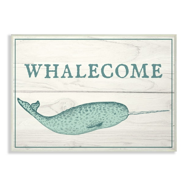 The Stupell Home Decor Collection Blue And White Whalecome Welcome Narwhal Planks Wall Plaque Art 10 X 0 5 15 Com - Narwhal Home Decor The Stupell Home Decor Collection Blue And White Whalecome Welcome Narwhal Planks Wall Plaque Art 10 X 0 5 15 Com - Narwhal Home Decor