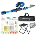 thumbnail image 1 of Doorslay Spinning Rod,Combo With Collapsible Telescopic Pole Box Huiop Net Telescopic Pole Rod And Reel Stool Net Telescopic Collapsible Stool Net Pole Box And Reel Combo With Kids Set Kids, 1 of 7