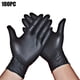 thumbnail image 2 of 100 Guantes Desechables De Silicona Negros, Gruesos Y Duraderos, Resistentes A Los Álcalis, De Uso Versátil, 2 of 8