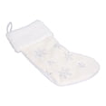 thumbnail image 4 of Christmas Stocking, Polyester Exquisite Crafted Christmas Decoration Embroidery Patterns  For Home For Restaurant For Shop Silver, 4 of 8