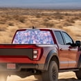 thumbnail image 4 of Pzuqiu Pastel Butterfly Pattern Perforated Rear Window Decal 66.9 x 22.4 Inches, Waterproof See-Through Vinyl Wrap for Most Trucks, Car Owners and Car Lovers, 4 of 8