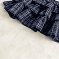 thumbnail image 6 of Girls Plaid Skirt Ruffle Tiered Layered Skort Pleated Uniform Mini Skirts | Flowy, Elastic Low Rise, Casual, Tartan Skirt, Going Out, Y2K, Pleated Skirts for Girl, Back To School Fashion Clothes, 6 of 7