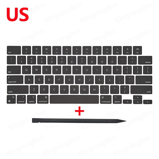 New Replacement Keyboard Keys Keycaps For Macbook Air 13" M2 A2681 Keycap Key Cap UK US RU ES FR IT DK NO DE KR PT HU 2022 US