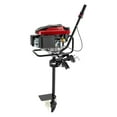 thumbnail image 6 of 8 HP 4-Stroke Outboard Motor Fishing Boat Engine Air-Cooling TCI Gasoline 196CC Black, 6 of 16
