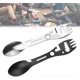 thumbnail image 1 of Pieces Camping Cutlery, Stainless Steel Spoon Fork Camping Combination 6 In 1 Portable Multifunction, 1 of 3