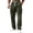 Army Green, variant on Men's Sports Casual Jogging Trousers, Daily Drawstring Lightweight Hiking Straight Leg Pants for Travel and Outdoor,Brown,S
