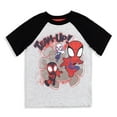 thumbnail image 5 of Marvel Spidey and His Amazing Friends Spider-Man Miles Morales Ghost-Spider Toddler Boys 4 Pack T-Shirts 4T, 5 of 5
