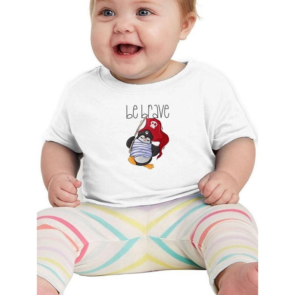 Be Brave Pirate T-Shirt Infant -Image by Shutterstock, 6 Months