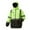 Green_3, variant on Heated Hi-Vis Safety Jacket for Men, Waterproof Work Coat with 3M Reflective Tape for Winter