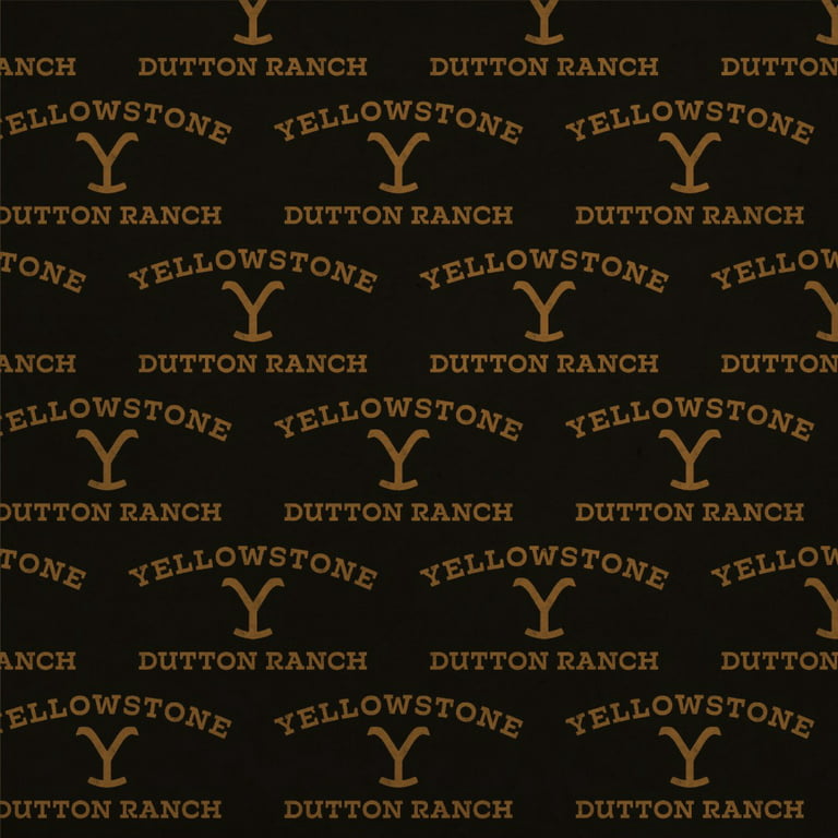 Yellowstone TV Show Dutton Ranch Premium Kraft Roll Gift Wrap