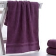 thumbnail image 5 of Premium Cotton 1/3 Pack Bath Towel Set - 100% Pure Cotton - 4 Bath Towels 13.4x29.5" - Ideal for Everyday use Hotel & Spa - Ultra Soft & Highly Absorbent ( Purple ) 1pc, 5 of 8