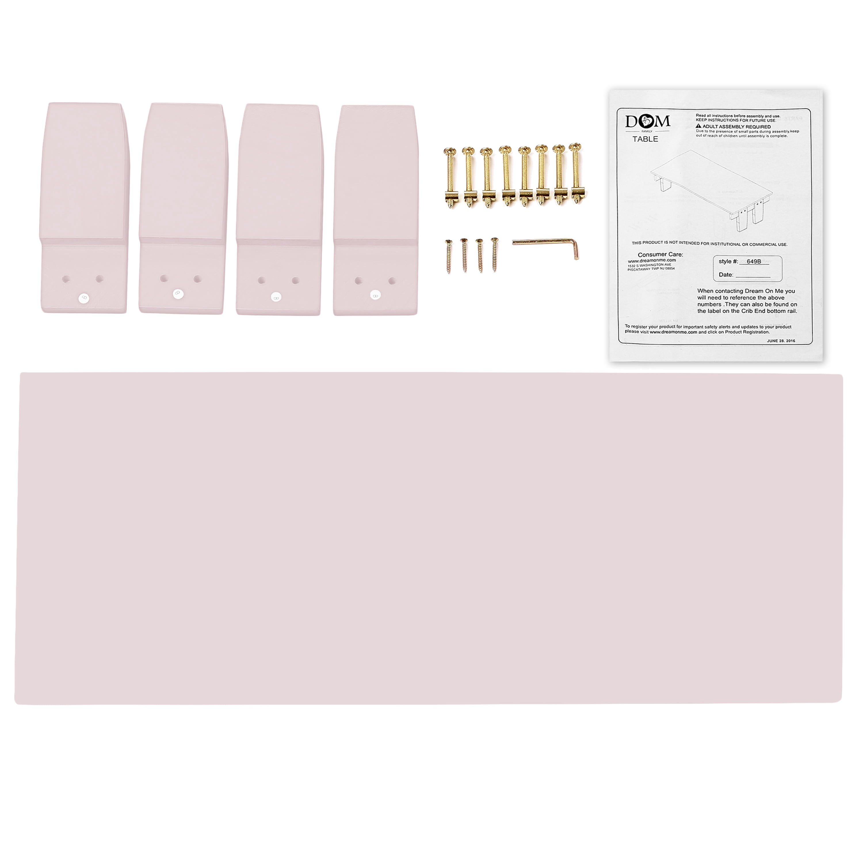 Dream On Me 3 in 1 toddler bed convertible Kit, Multiple Finishes,