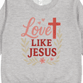 thumbnail image 3 of Inktastic Love Like Jesus Inspirational Christian Toddler Sweatshirt, 3 of 4