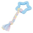 thumbnail image 1 of Dog Toy Star Shape Squeaky Dog Bite Toy Dog Chew Rope for Small & Medium Dogs, 1 of 7
