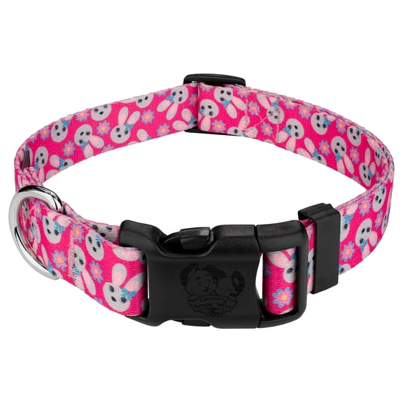 Country Brook Petz® Spring Bunnies Everyday Dog Collar Limited Edition - Made in The U.S.A., Small