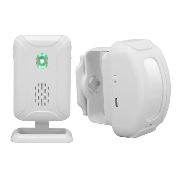 Welcome Motion Sensor, Split Welcome Door Bell With Long Range Receiver, Alert Alarm System Infrared With LED Light For Stores, Villas, Hotels, Etc