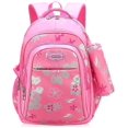 thumbnail image 2 of Mochila con estampado de flores para niñas, mochila escolar primaria de gran capacidad, mochila para estudiantes de primaria, mochila para niños, 2 of 4