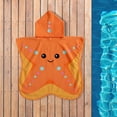 thumbnail image 4 of Mainstays Hooded Beach Towel, Starfish, 1 Piece, 24" x 48", 4 of 5