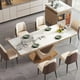 thumbnail image 4 of Decoration Ornaments Dining Table Organizer Modern Kitchen Dinning Table Unique Luxury Mesa De Comedor Dinning Room Furniture My Lux Decor Round, 4 of 14