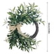 thumbnail image 5 of Decoración de la puerta principal con corona de olivo artificial – corona de pared con vegetación para decorar el salón, guirnalda de boda, decoración para fiestas navideñas, círculo de hojas falsas, 5 of 9