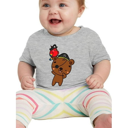 

Cartoon Bear W Pirate Costume T-Shirt Infant -Image by Shutterstock 18 Months