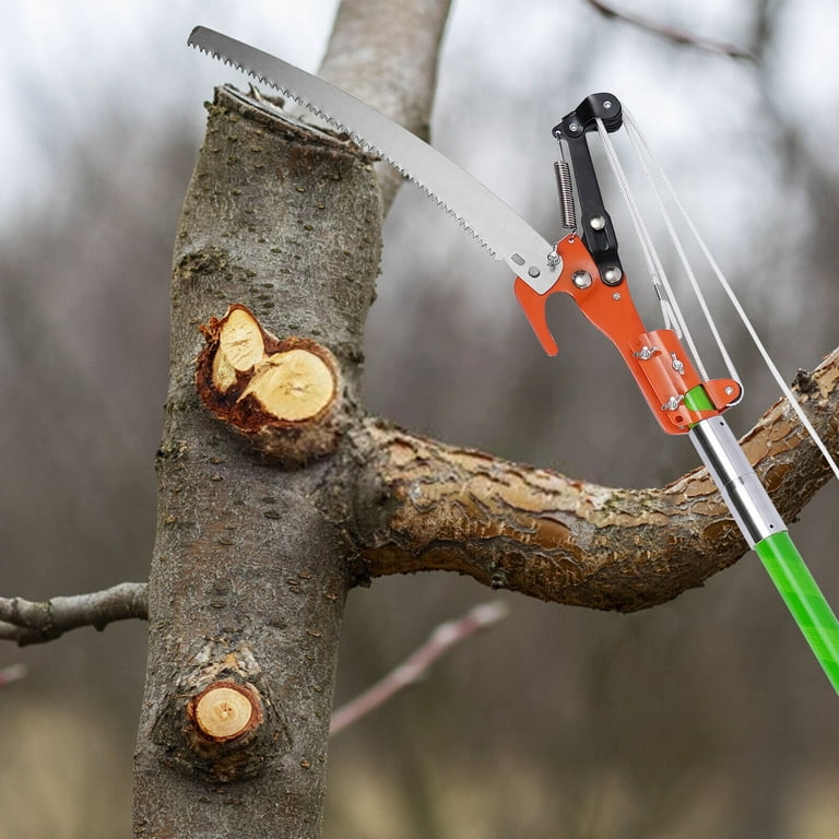 Tree Pole Pruner Tree Saw Branch Long Reach Limb Cut Tree Pole Pruner Saw 26Foot Walmart