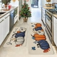 thumbnail image 4 of PALIFEUR Fall Kitchen Rugs Set of 2, Non Slip Washable Fall Decor Pumpkin Maple Leaf Kitchen Mats for Floor, Soft Thick Halloween Rug Thanksgiving Mat for Home Holiday Party Halloween Decoration, 4 of 7