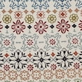 thumbnail image 4 of SAFAVIEH Wyndham Fionntan Abstract Floral Wool Area Rug, Ivory/Multi, 8'9" x 8'9" Round, 4 of 5
